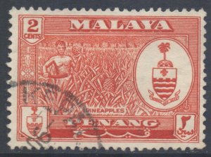 Malaya Penang Scott 57 - SG56, 1960 Pictorial 2c used