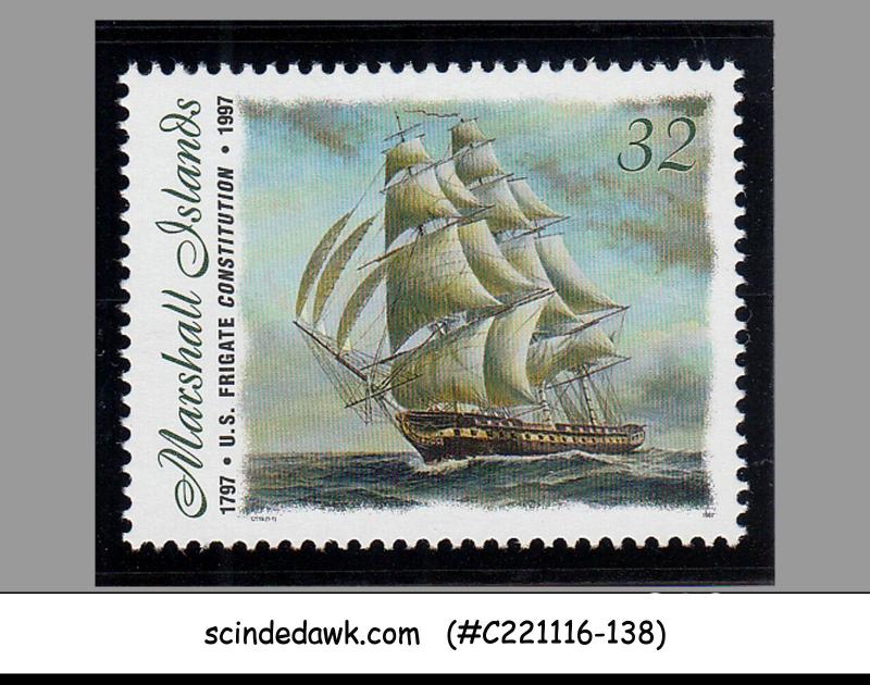 MARSHALL ISLANDS - 1997 U.S.S. CONSTITUTION / SHIP - 1V - MNH