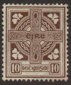 Ireland #75 MNG 10p cross