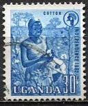 Uganda 1962: Sc. # 87: O/Used Single Stamp