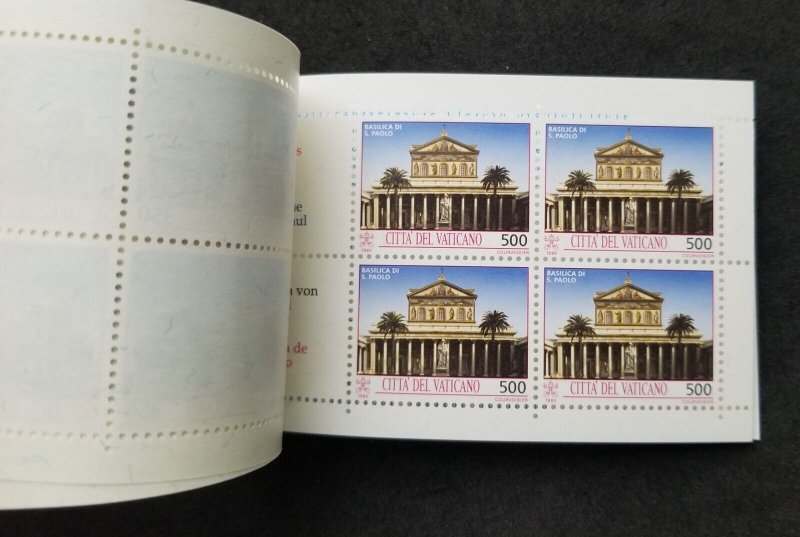 *FREE SHIP Vatican Monuments 1993 Cathedral Church Building (booklet) MNH