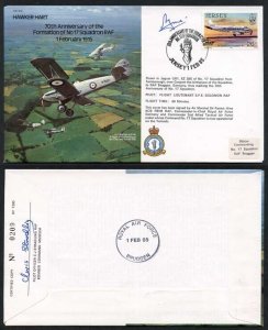 B16c 70th Ann of the Formation of No.17 Squadron Signed by P. Hine (T)