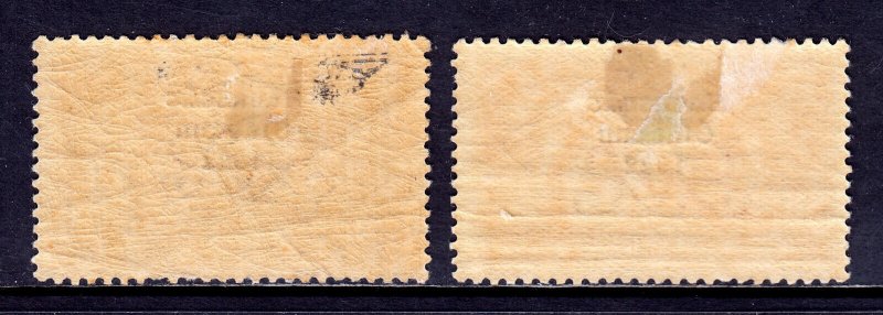 IRELAND — SCOTT 77b, 78b — 1937 2/6- & 5/- SEAHORSES, WIDE 1922 — MH — SCV $150