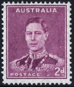 Australia SC#182B 2d King George VI (1941) MLH