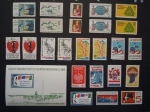 1966 US Commemorative Year Set #1306-1322 MNH (1314a-1322a) See Note Below #2