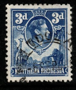 NORTHERN RHODESIA SG34 1938 3d ULTRAMARINE FINE USED