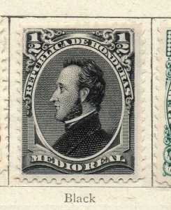 Honduras 1878 Early Issue Fine Mint Hinged 1/2r. NW-173870