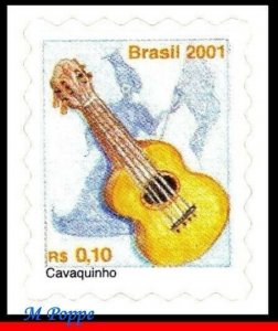 2812 BRAZIL 2001 MUSICAL INSTRUMENTS, MUSIC, UKULELE, CAVAQUILHO, RHM 806, MNH