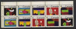 Canada Corner Block Christmas 1970 6
