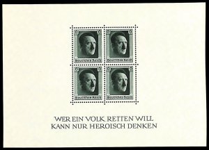 German Empire/Reich (1871-1945) #B102 Mint nh very fine   Cat$53 1937 Hitler ...