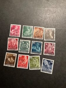 Liechtenstein Scott #247-58 used