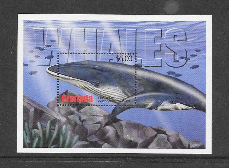 WHALES - GRENADA #3302  BLUE WHALE  MNH