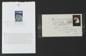 U.S. Used #2540/#2914 $2.40/$2.90 First Day Program/Cover.