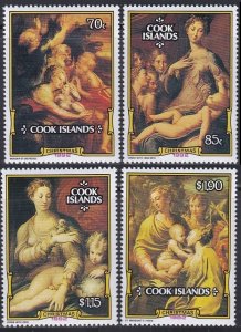 1992 Cook Islands 1376-1379 Painting / Christmas 9,00 €