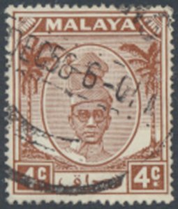 Perak  Malaya  SC#  108 Used  see details & scans