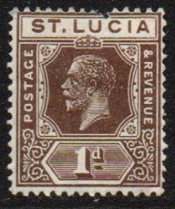 St. Lucia Sc #78 Mint Hinged