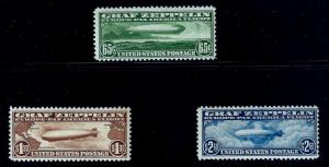 U..S. C13-C15 FVF MNH  (0229)