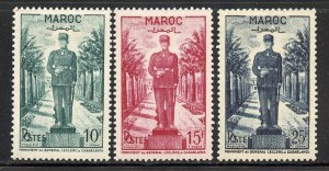 French Morocco # 264-6, Mint Hinge