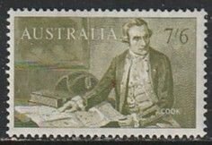 1964 Australia - Sc 376 - MH VF - 1 single - Captain James Cook