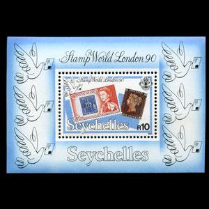 SEYCHELLES 1990 - Scott# 708 S/S Penny Black NH