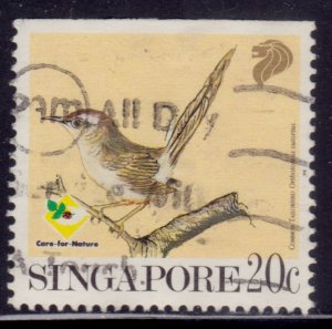 Singapore, 1991, Common Tailorbird, 20c used