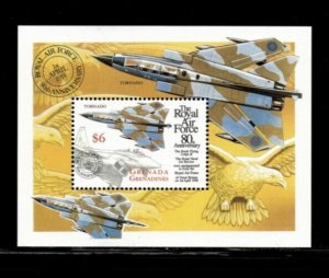 Grenadines 1998 - Royal Air Force - Souvenir Stamp Sheet - Scott #2067 - MNH