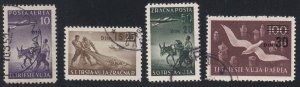 Trieste B - 1949 - SC C13-16 - Used - High values