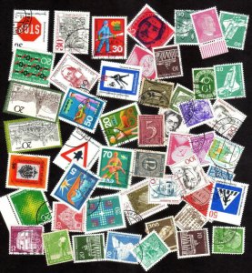 Lot of 50, Mixed stamps from Germany, Mostly Used