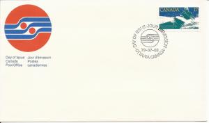 1979 Canada FDC Sc 833 - Sport Championships - White Water Race