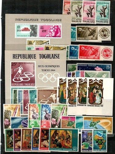 Togo- small collection of Mint NH sets (Catalog Value $47.70)