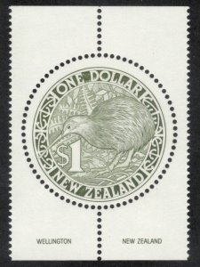 NEW ZEALAND 1988 $1 Kiwi; Scott 918, SG 1490; MNH