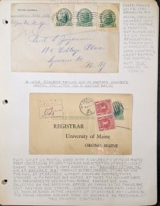 Unusual postal card group of 14 mostly postage due, US and foreign [y98]