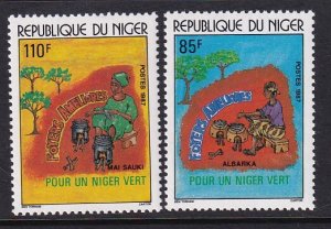 Niger 746-747 MNH VF