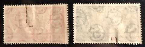 Ireland Scott# 103-104 F/VF Unused set Cat $13.00