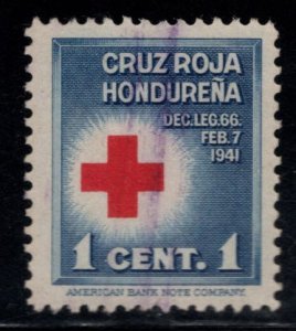 Honduras  Scott RA1 Used  Red Cross stamp