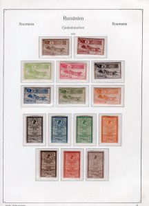 ROMANIA 1903-1930 GREAT COLLECTION WITH LOTS OF GOOD MINT STAMPS SEE SCANS