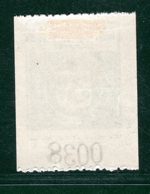 GB Wales S&MR Letter Stamp 3d Shropshire & Montgomeryshire Mint MM S2WHITE43 