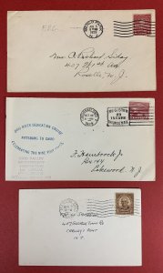 U.S., 1925-1938, Lot of 26 First Day Covers , Incl. #588, 605, 617-619, 620-621