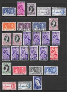 BRITISH COLONIES (444) Omnibus Set Stamps MNH/VLH