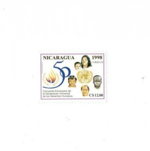 Nicaragua 1999 - Human Rights - Single stamp - Scott #2239 - MNH