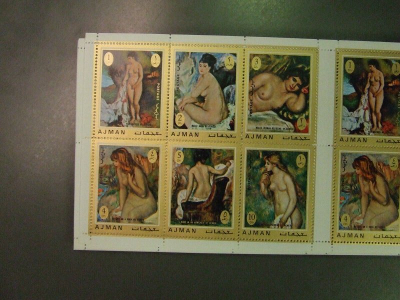 Ajman 853-860 100 Set IN Arch / MNH Michelwert