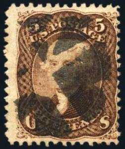 U.S.; #95 General Issues, 1867, 5