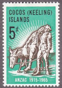 Cocos Islands 7 Simpson and His Donkey 1965