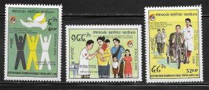 Laos 899-901 Red Cross Mint NH