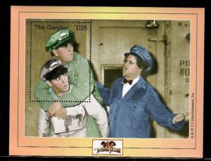 Gambia 2000 - The Three Stooges - Souvenir Stamp Sheet - Scott #2448 - MNH