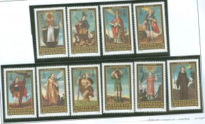 Liechtenstein #1269-1272/1280-1285 Mint (NH) Single (Complete Set)