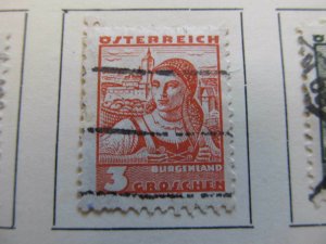 A13P27F347 Republic of Austria 1934-36 3g fine used stamp-