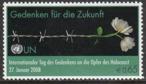 412 United Nations Vienna 2008 Holocaust Remembrance Day MNH