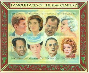 Famous Faces of 20th Century,  S/S 8 (GAMB1805)*