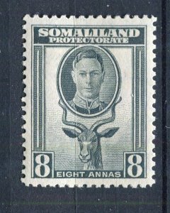 SOMALILAND; 1938 early GVI pictorial issue Mint hinged 8d. value